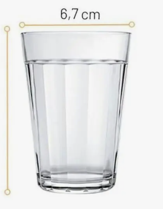 Copo americano vidro 190ml