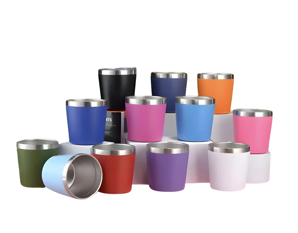 Mini Copo Caneca Térmica 240ml Com Tampa
