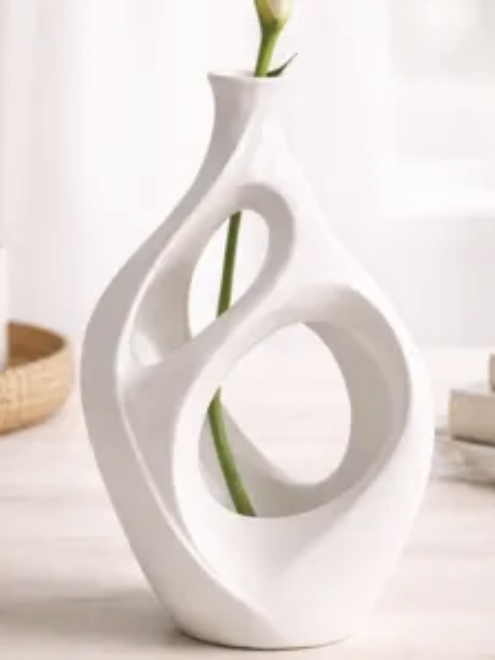 vaso elegante em formato de gota
