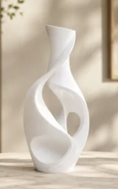 vaso moderno forma geometrica