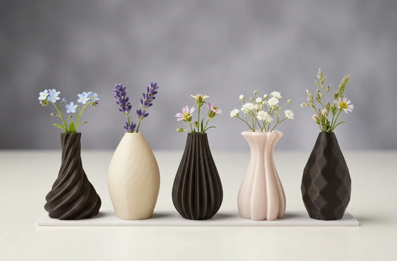 mini vasos flor